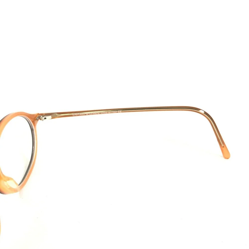Emporio Armani Eyeglasses Frames 589 322 Black Orange Oval Full Rim 50-18-135